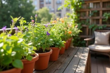 small space gardening planters