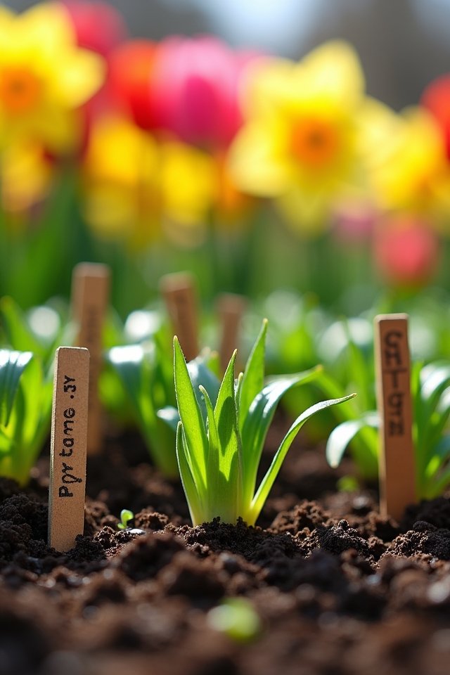 spring bulbs and vegetables