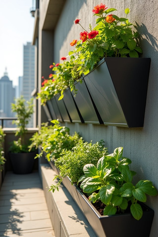 stackable planters for balconies