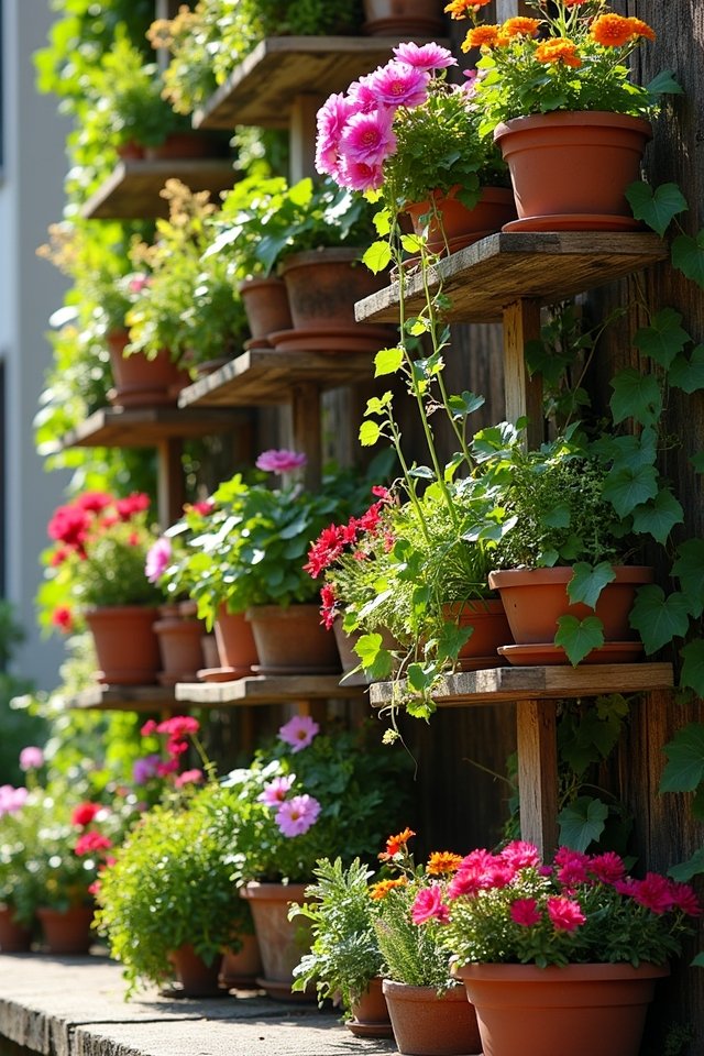 stunning multi level plant displays
