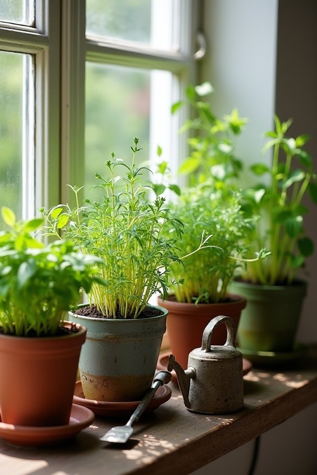 stylish and functional herb containers