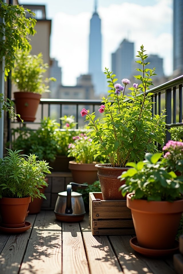 stylish breathable plant containers