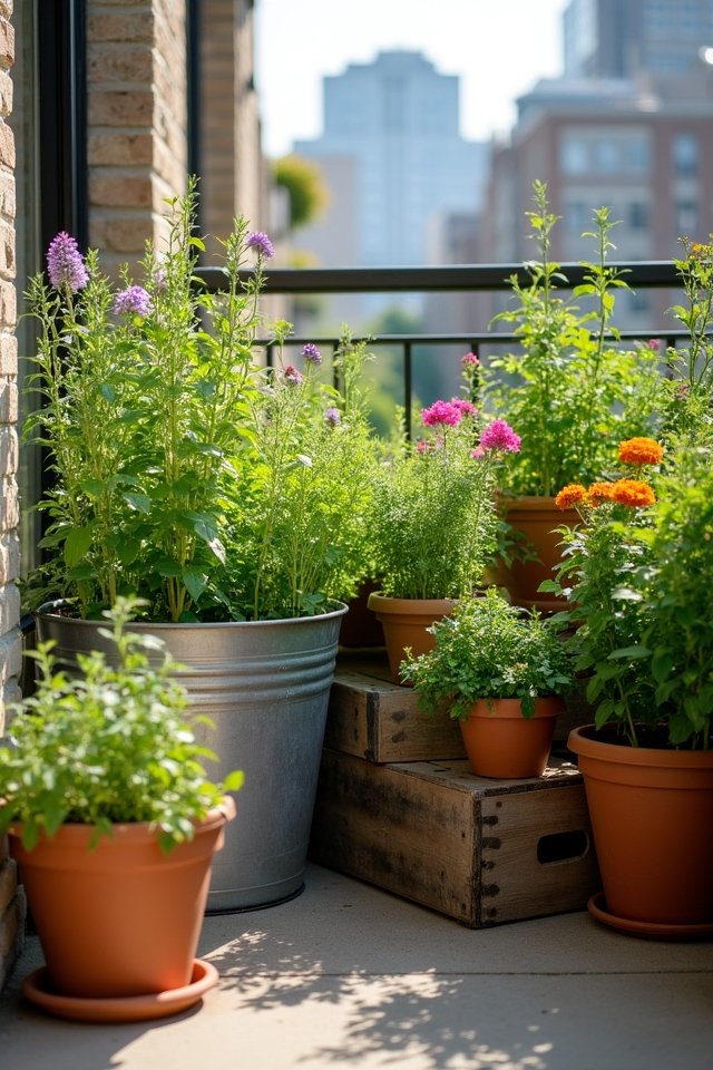 stylish containers for gardening