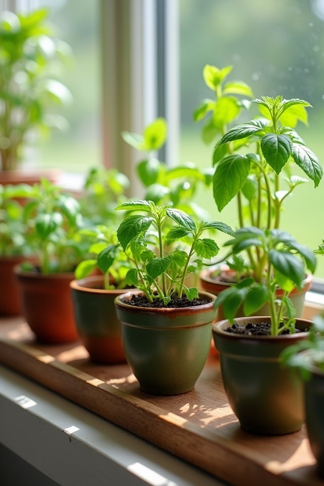 stylish functional herb containers