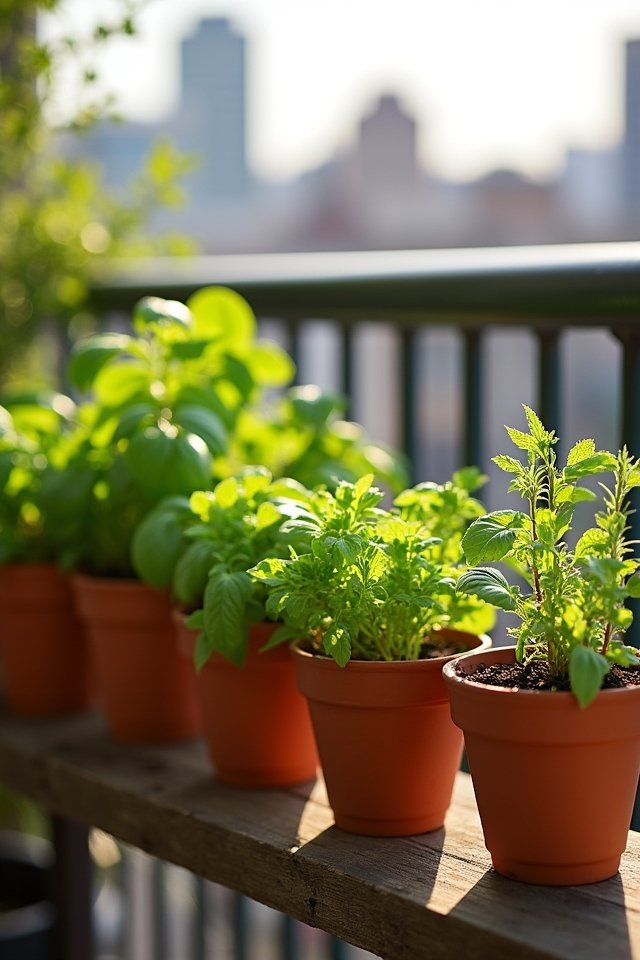 stylish functional herb pots