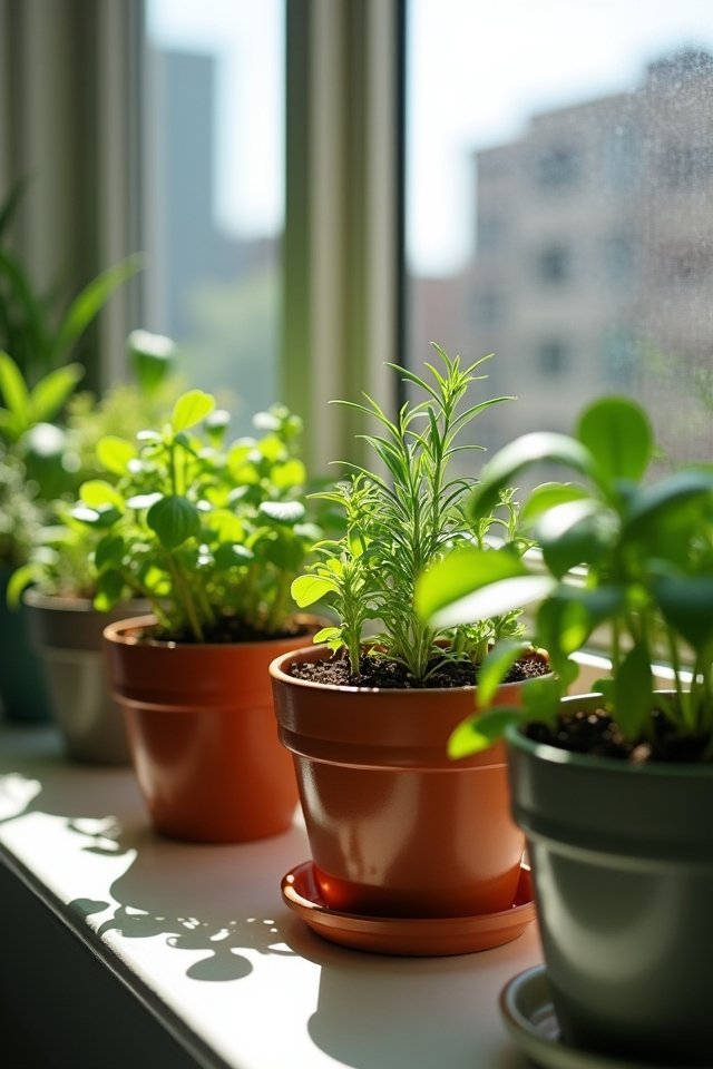 stylish indoor herb containers