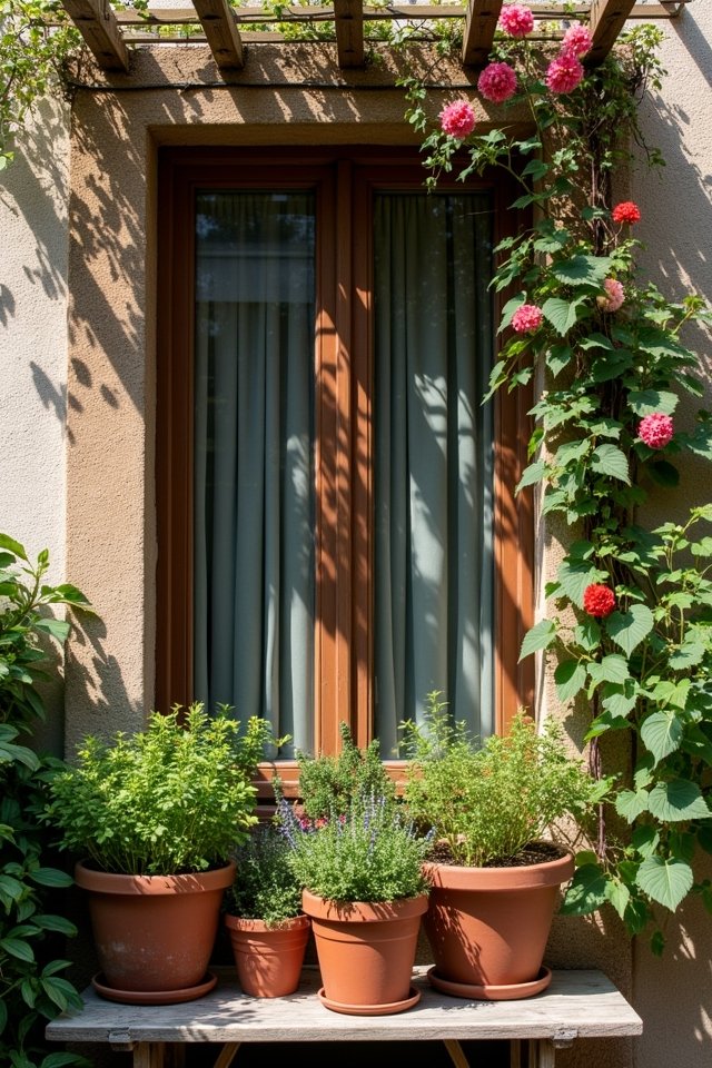 stylish vertical plant displays