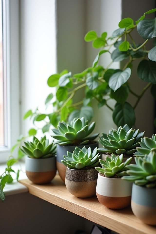 succulents enhance apartment living