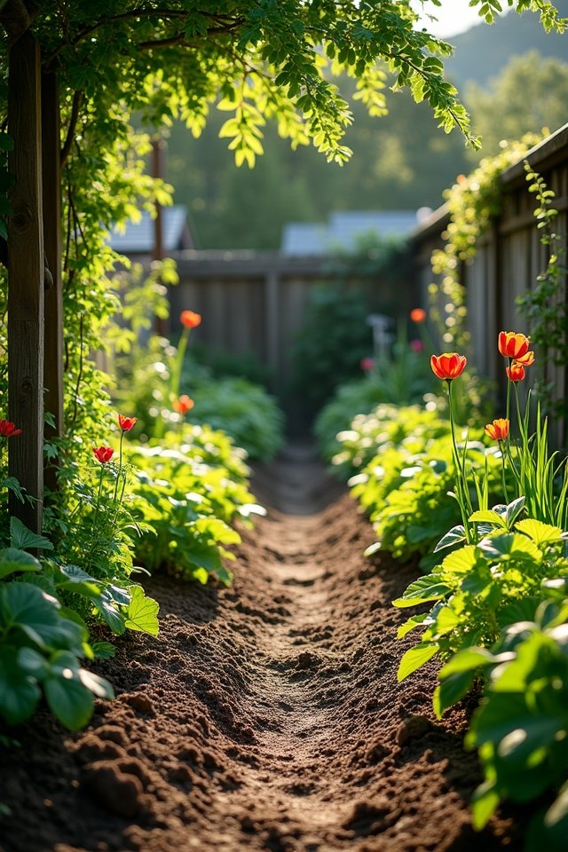 sunny spot with drainage