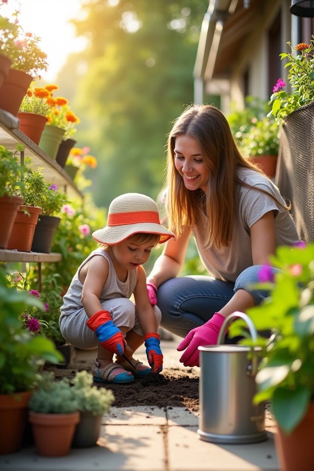 supervise safe gardening activities