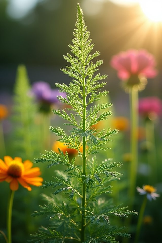 tall herb for vertical gardening