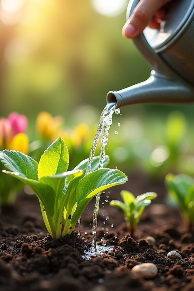 thoughtful morning watering techniques