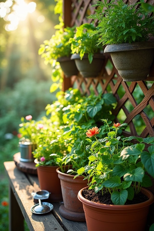 thriving vertical garden maintenance