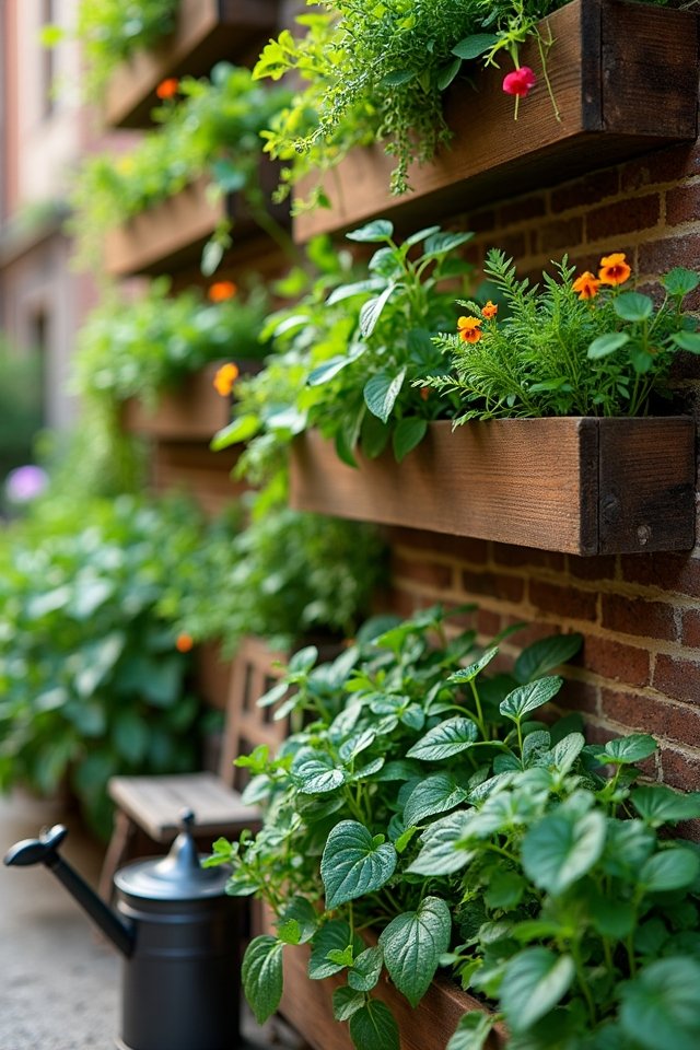 thriving vertical garden maintenance