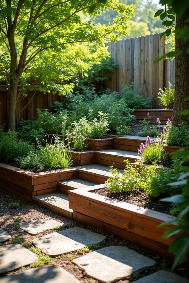 tiered garden bed design