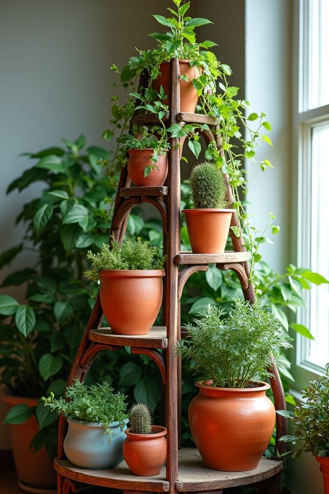 tiered plant stand ideas