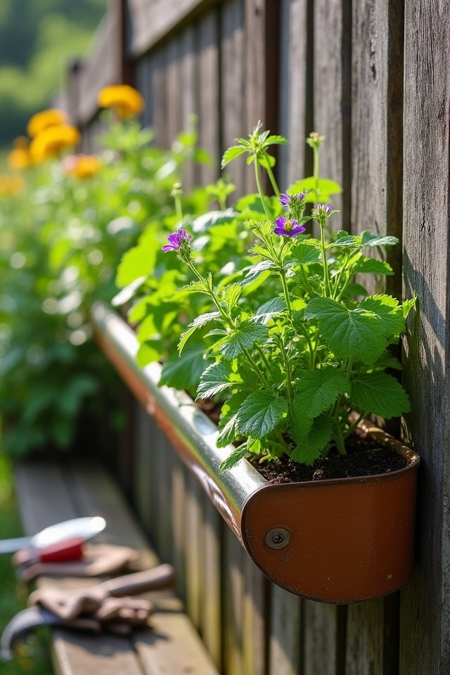 transform gutters into gardens