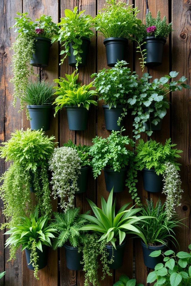 transform walls into gardens
