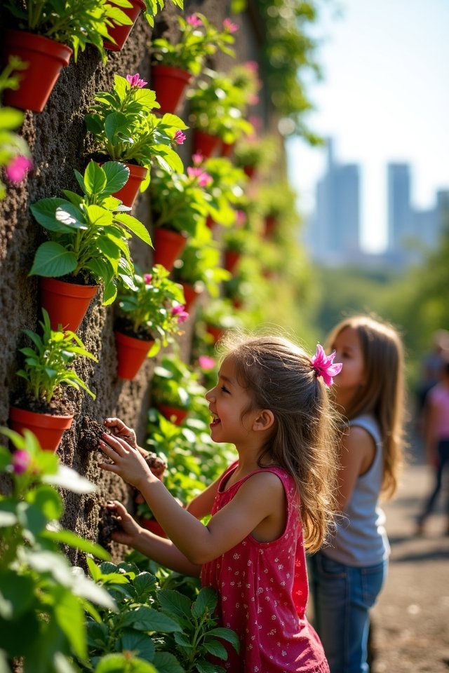 transform walls into greenery