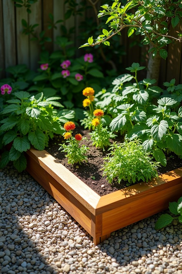 transforming backyard corner gardens
