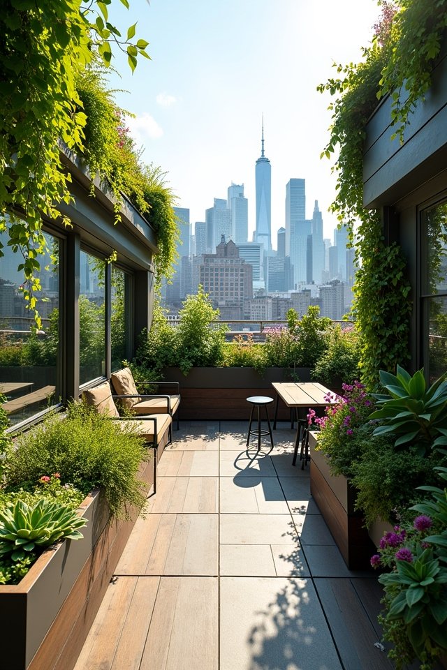 transforming rooftops into gardens