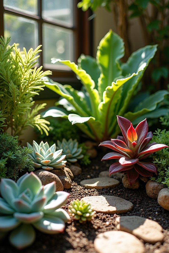 unique vibrant garden foliage