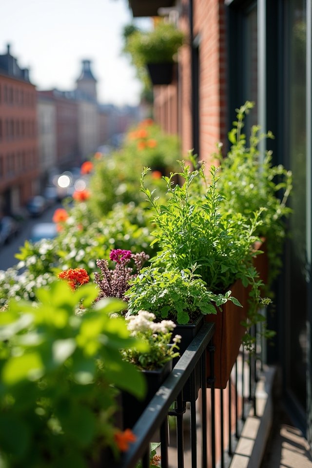 urban balcony garden oasis