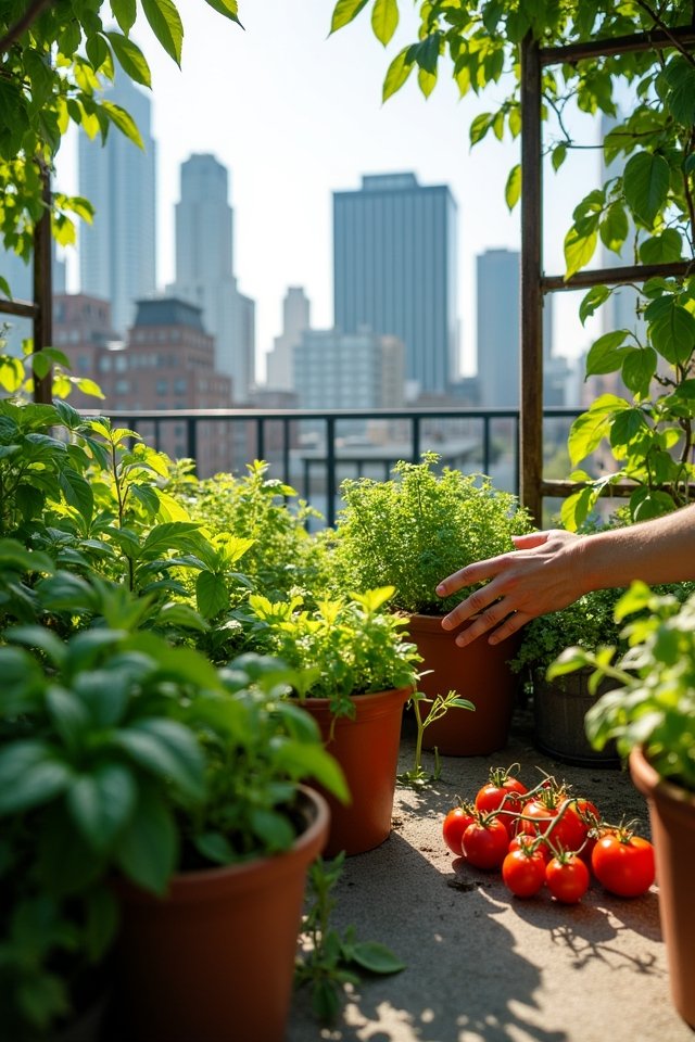 urban container gardening bliss