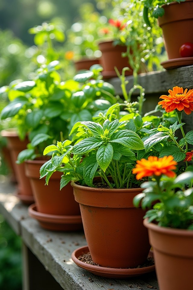 urban container gardening delights