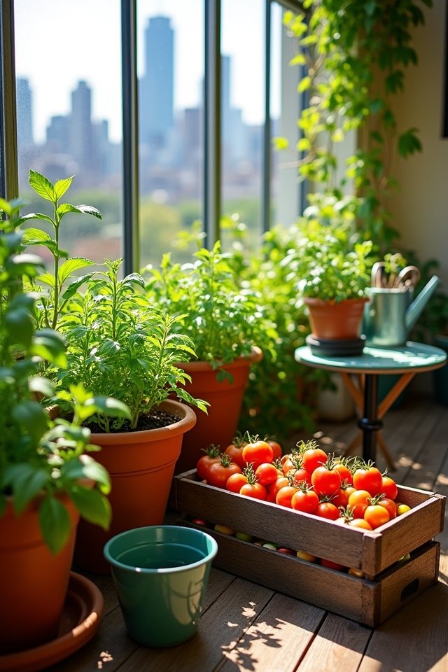urban container gardening joy