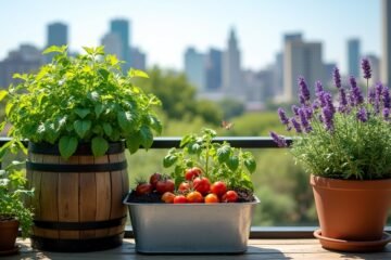 urban container gardening options
