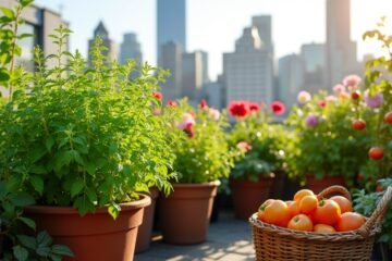 urban container gardening tips