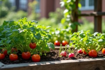 urban garden compact vegetables