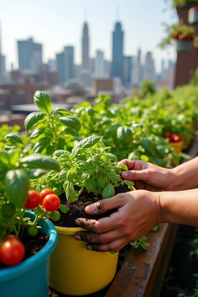 urban garden plant selection