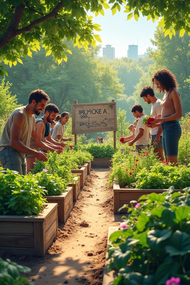 urban gardening fosters community