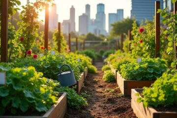 urban gardening raised beds