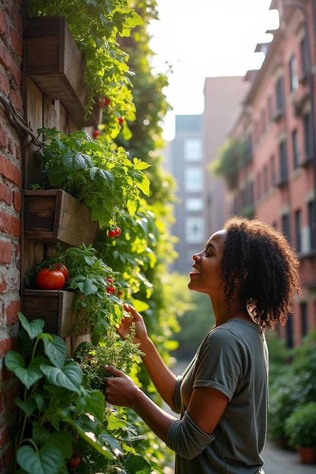urban vertical gardening benefits
