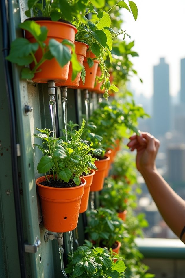urban vertical hydroponic gardening