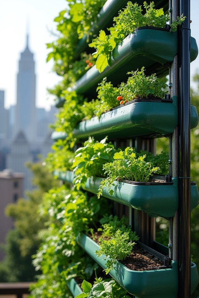 urban vertical hydroponic gardening