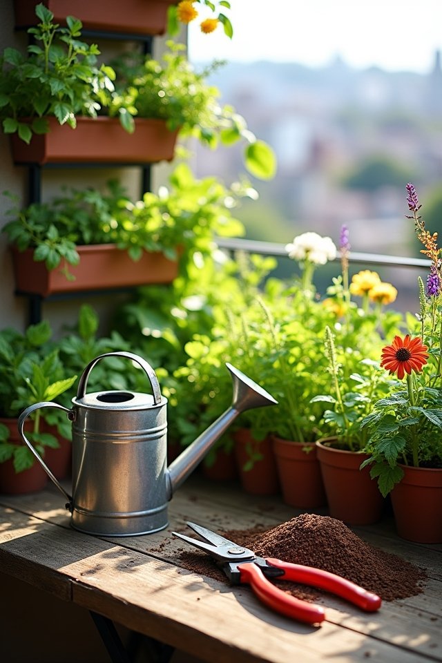 vertical balcony gardening solutions