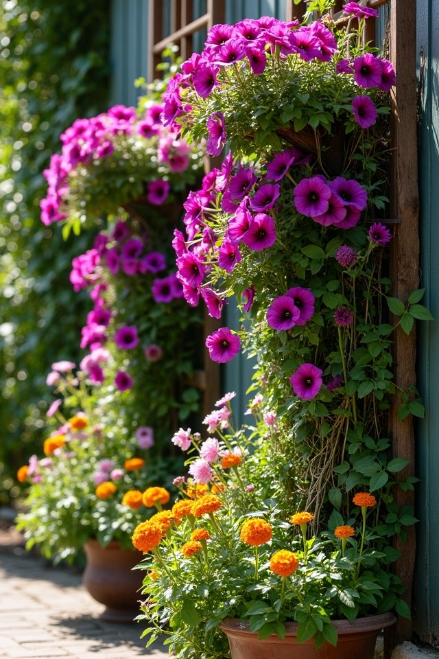 vertical floral wall displays