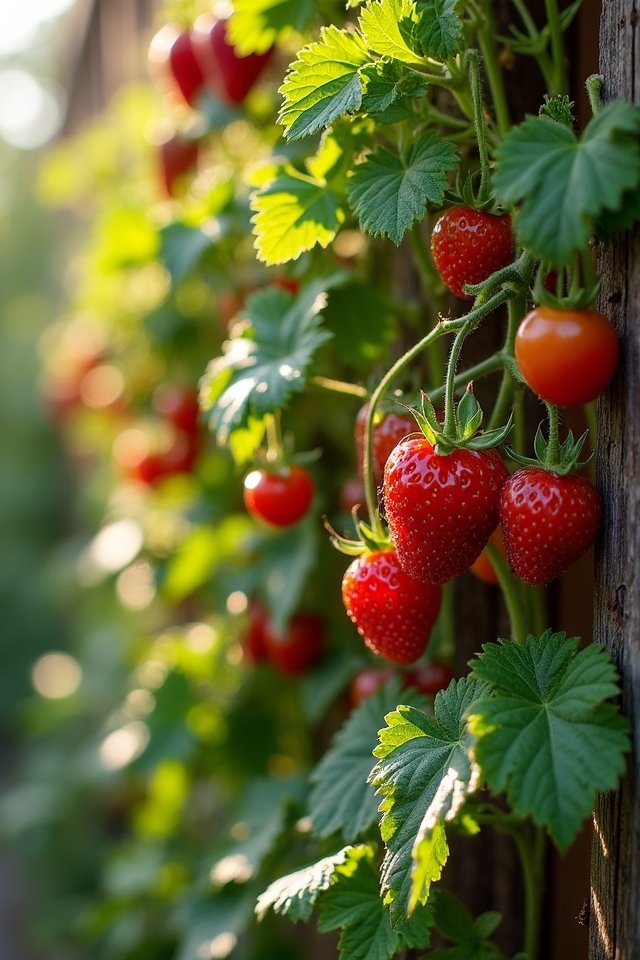 vertical fruit gardening creativity