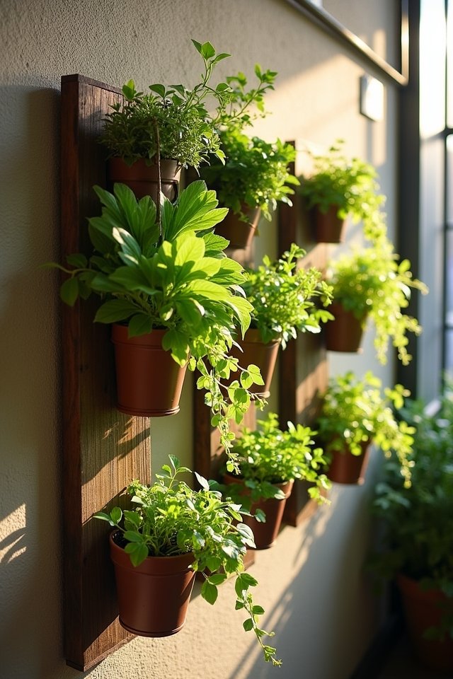 vertical garden diy planters