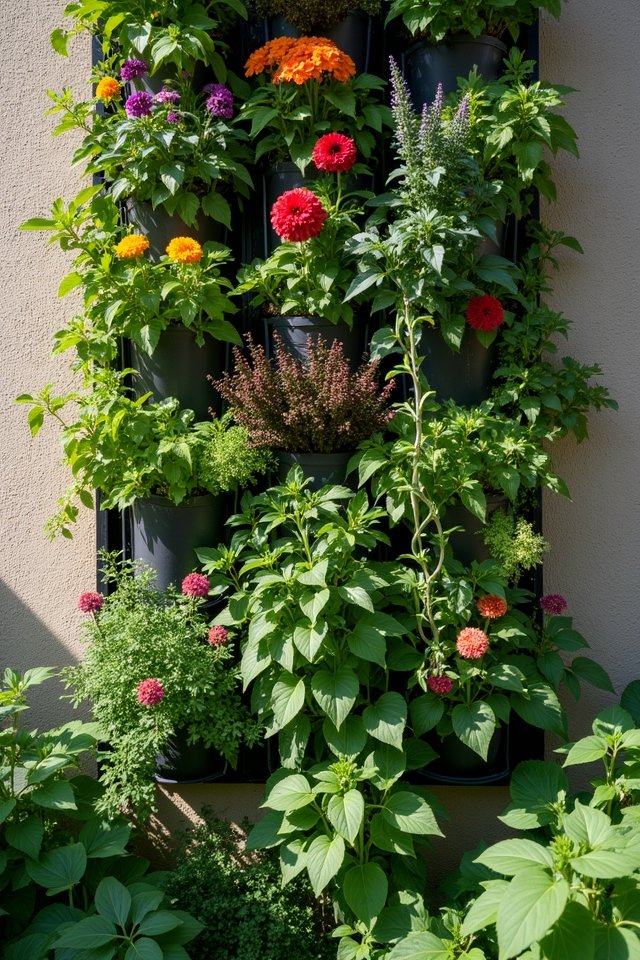 vertical garden plant selection