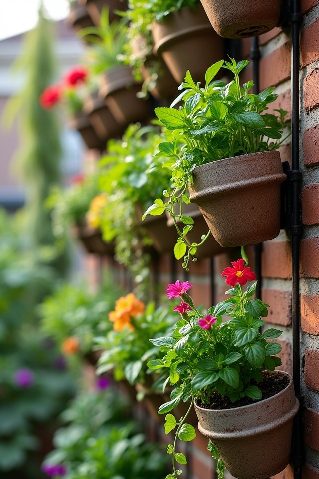 vertical garden pocket planters