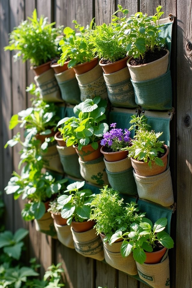 vertical garden shoe organizer