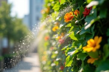 vertical garden watering methods