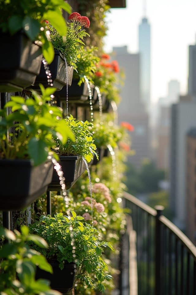 vertical garden watering techniques