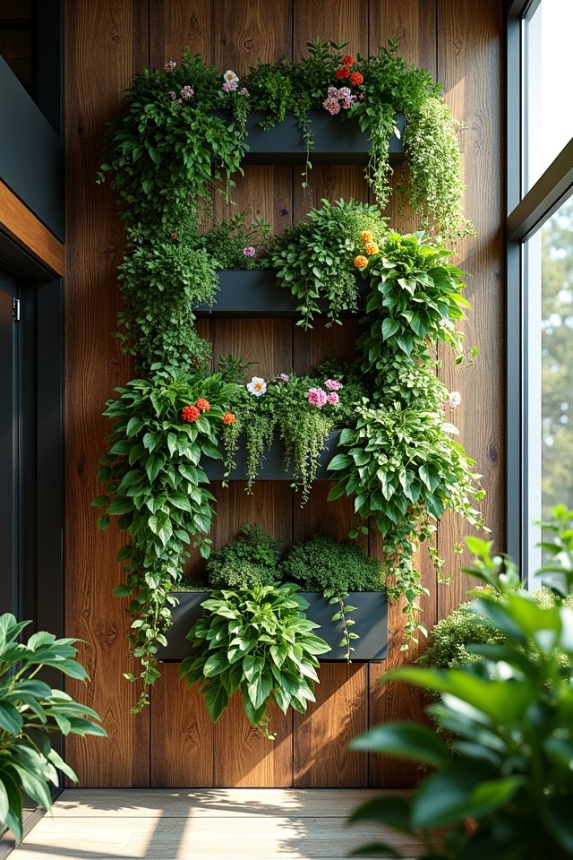 vertical gardening aesthetic appeal