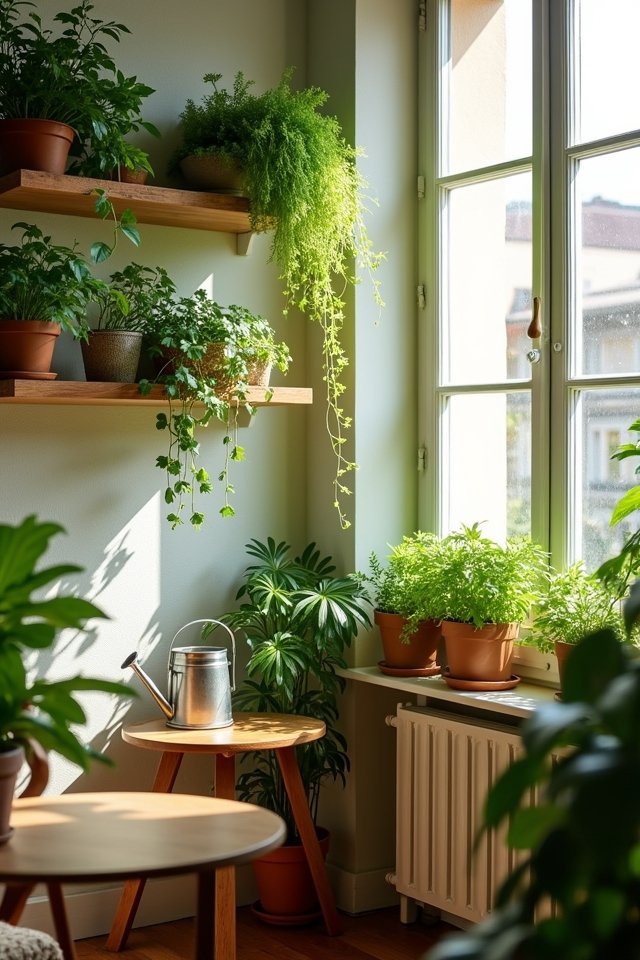 vertical gardening apartment ideas